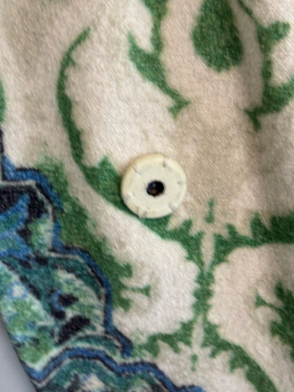 Anthropology Women’s Moth Green Pine Sweater Coat Medium Preowned - Picture 6 of 15